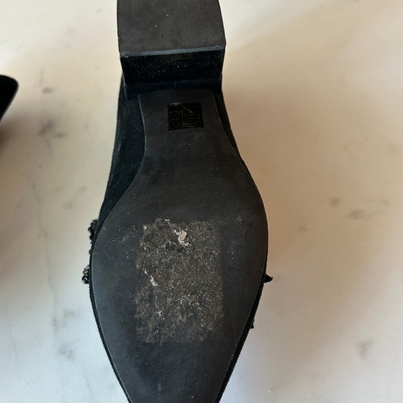 Jeffrey Campbell Black Beaded Bow Loafers - Picture 6 of 6